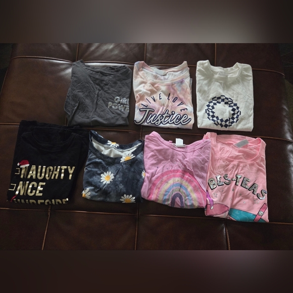 Girls T-Shirts Bundle Size 10 - Picture 2 of 16